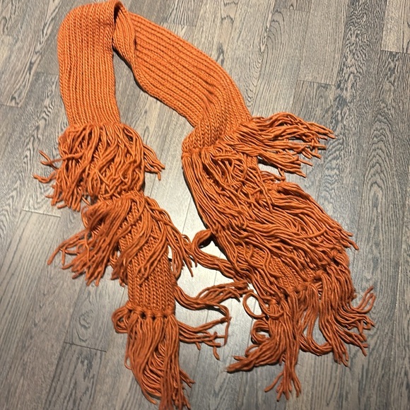 Vintage style chunky alpaca braided fringe oversized scarf - Picture 7 of 11